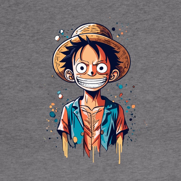 One Piece Luffy by thepopflix